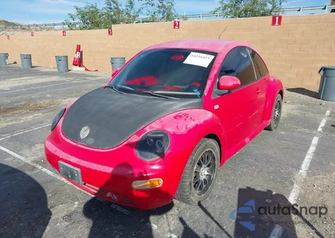 2000 Volkswagen New Beetle Gls из США, поврежденный, VIN 3VWCC21C4YM446554